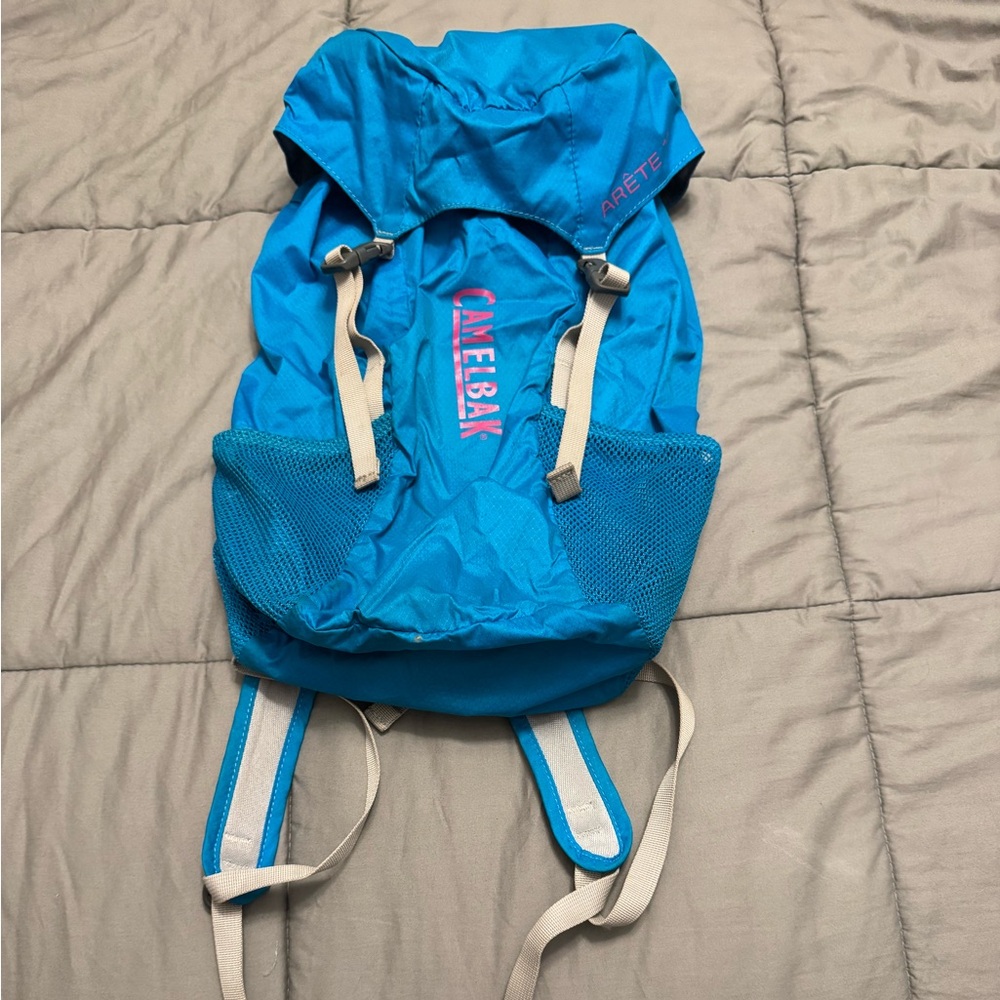 CamelBak Teal Backpack with Beige Accents